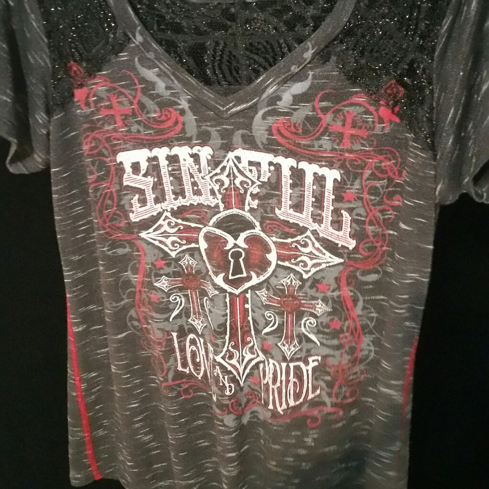 Sinful shirt bought at buckel